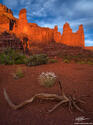 Fisher Towers Sunset print
