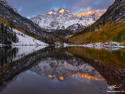 Maroon Bells Fall Sunrise print
