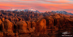 La Sal Mountain Panorama