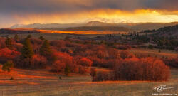 Pikes Peak Sunset Panorama