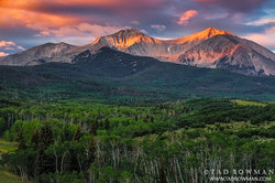 Mount Sopris Sunrise - Summer