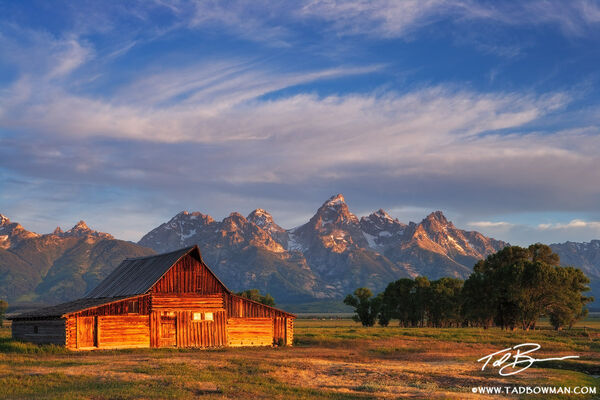 Moulton Barn Sunrise 2 print