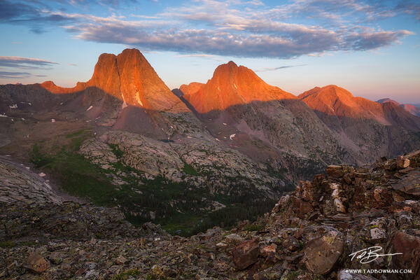 Vestal and Arrow Peak Sunrise print