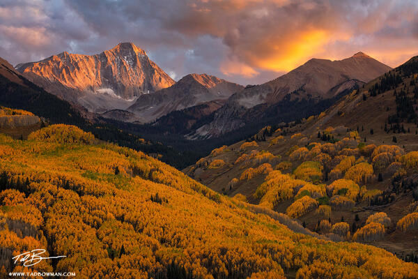 Capitol Peak Sunset print