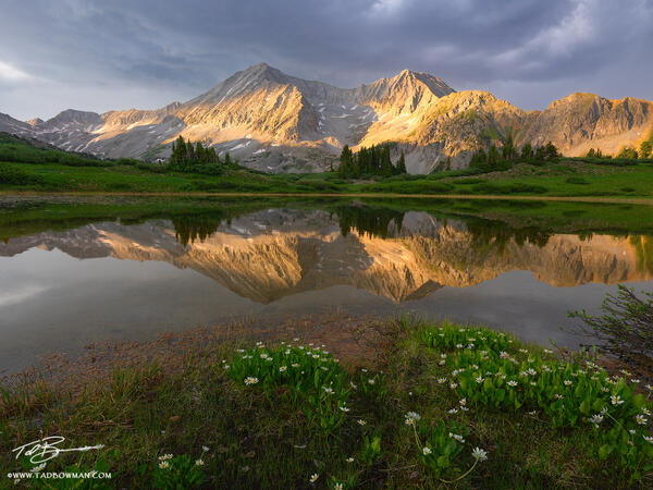 Snowmass Sunset print