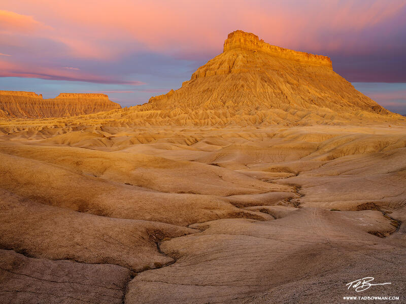 Factory Butte Sunrise print