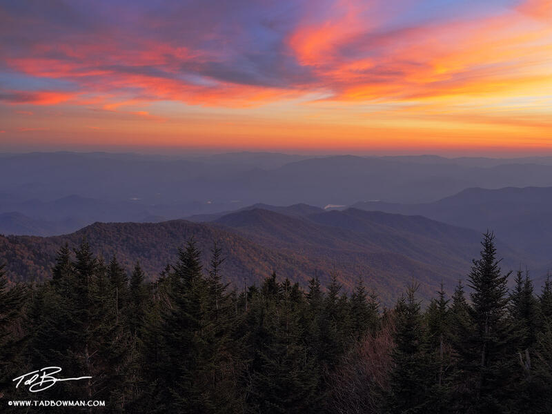 Smoky Mountain Sunset print