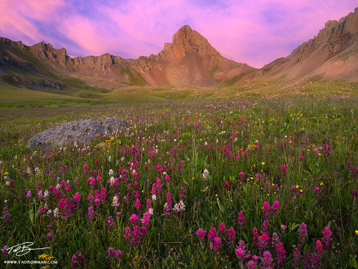 Wetterhorn Sunset Uncompahgre National Forest Colorado Colorado